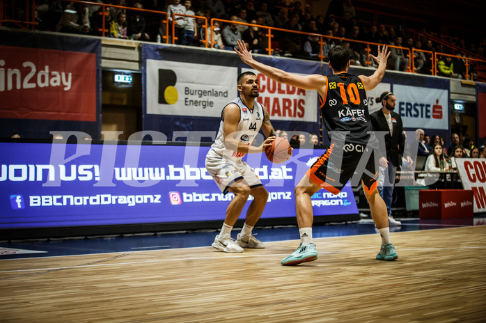 Basketball, win2day Basketball Superliga 2022/23, Grunddurchgang Runde 9, BBC Nord Dragonz, Fürstenfeld Panthers, 