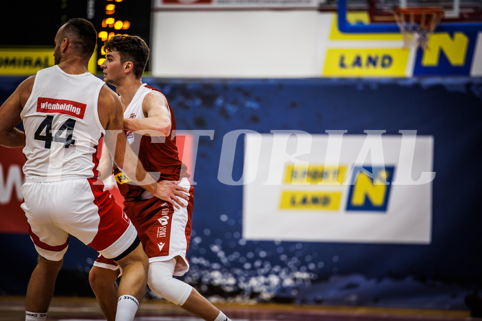 Basketball, win2day Basketball Superliga 2022/23, Grunddurchgang 1.Runde, Traiskirchen Lions, BC GGMT Vienna, Enis Murati (44)