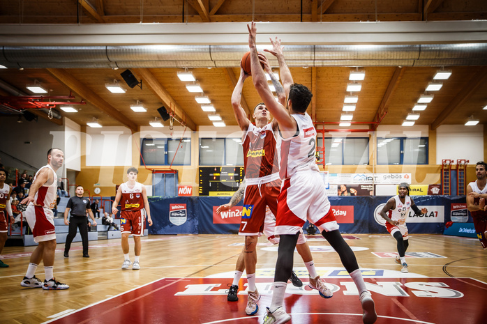 Basketball, win2day Basketball Superliga 2022/23, Grunddurchgang 1.Runde, Traiskirchen Lions, BC GGMT Vienna, Aleksandar Andjelkovic (7)