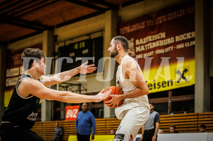 Basketball, Basketball Zweite Liga 2022/23, Grunddurchgang 3.Runde, Mattersburg Rocks, UDW Alligators, 