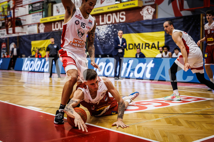 Basketball, win2day Basketball Superliga 2022/23, Grunddurchgang 1.Runde, Traiskirchen Lions, BC GGMT Vienna, Aleksandar Andjelkovic (7)