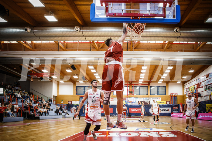 Basketball, win2day Basketball Superliga 2022/23, Grunddurchgang 1.Runde, Traiskirchen Lions, BC GGMT Vienna, Aleksandar Andjelkovic (7)