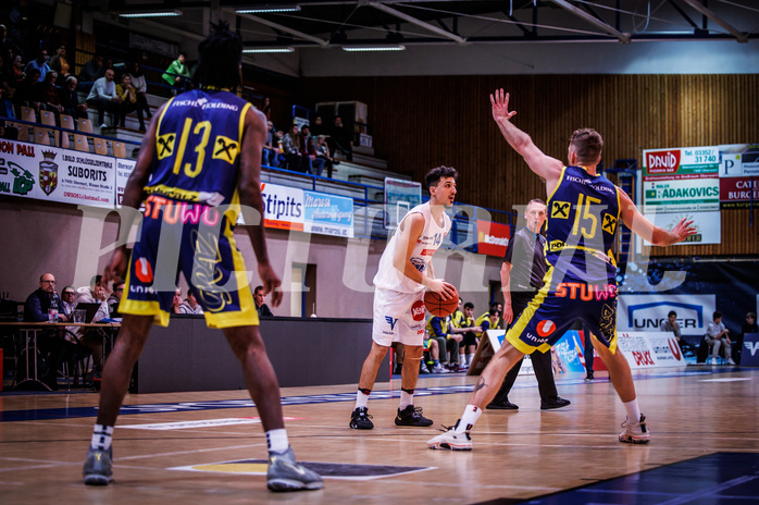 Basketball, win2day Basketball Superliga 2022/23, Grunddurchgang Runde 11, Oberwart Gunners, UBSC Graz, 