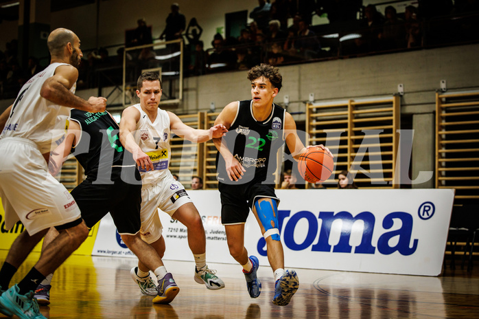Basketball, Basketball Zweite Liga 2022/23, Grunddurchgang 3.Runde, Mattersburg Rocks, UDW Alligators, 