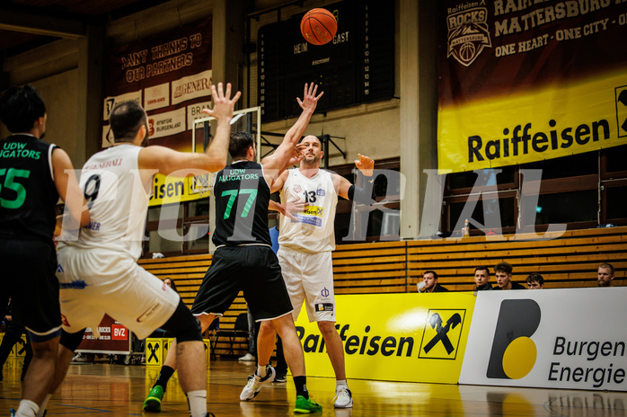 Basketball, Basketball Zweite Liga 2022/23, Grunddurchgang 3.Runde, Mattersburg Rocks, UDW Alligators, 