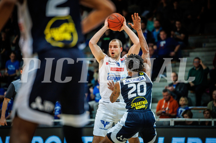 Basketball, win2day Basketball Superliga 2022/23, Grunddurchgang Runde 7, Oberwart Gunners, Gmunden Swans, 