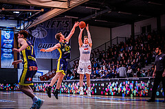 Basketball, win2day Basketball Superliga 2022/23, Grunddurchgang Runde 11, Oberwart Gunners, UBSC Graz, 