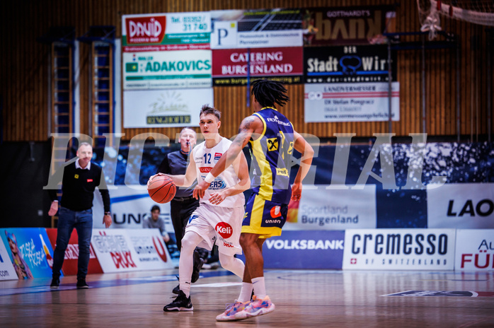 Basketball, win2day Basketball Superliga 2022/23, Grunddurchgang Runde 11, Oberwart Gunners, UBSC Graz, 