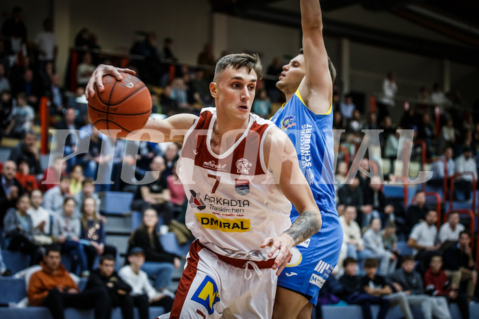 Basketball, win2day Basketball Superliga 2022/23, Grunddurchgang 10.Runde, Traiskirchen Lions, SKN St. Pölten, 