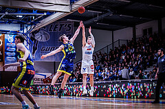 Basketball, win2day Basketball Superliga 2022/23, Grunddurchgang Runde 11, Oberwart Gunners, UBSC Graz, 