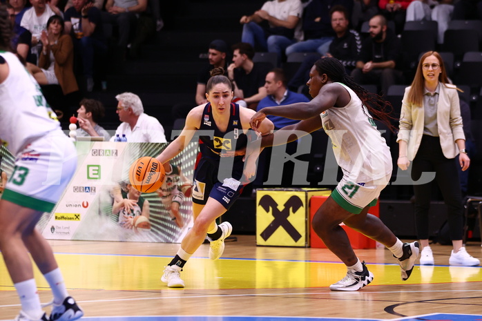 01.04.2024, Graz, Raiffeisen Sportpark, Basketball Damen Superliga 2023/24, Finale, Spiel 2, UBI Holding Graz - SKN St. Pölten Frauen ,  
