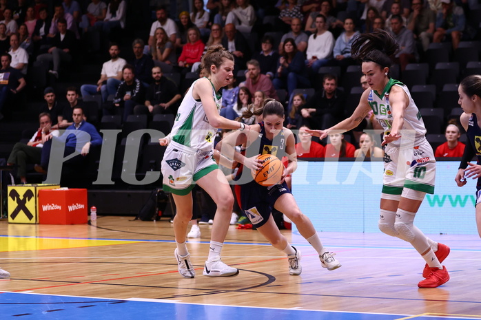 01.04.2024, Graz, Raiffeisen Sportpark, Basketball Damen Superliga 2023/24, Finale, Spiel 2, UBI Holding Graz - SKN St. Pölten Frauen ,  