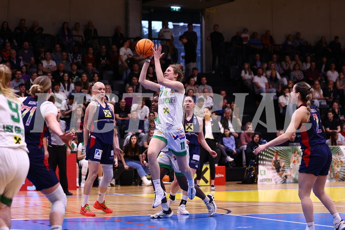 01.04.2024, Graz, Raiffeisen Sportpark, Basketball Damen Superliga 2023/24, Finale, Spiel 2, UBI Holding Graz - SKN St. Pölten Frauen ,  
