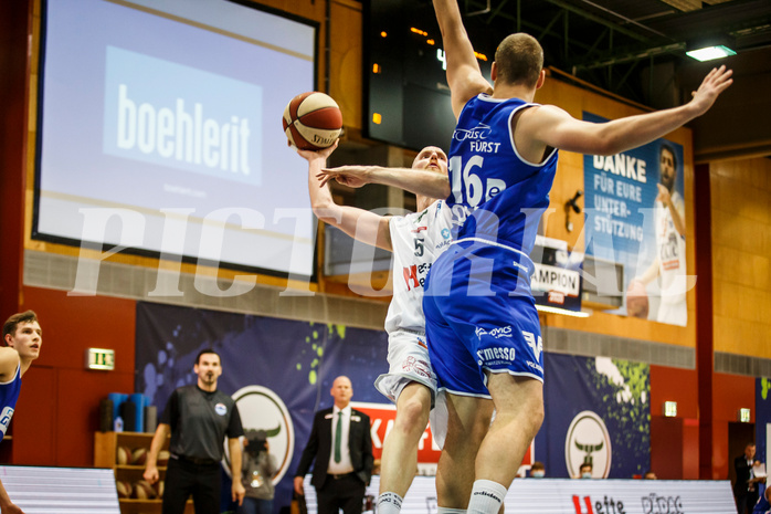 Basketball, bet-at-home Basketball Superliga 2020/21, Grunddurchgang 10.Runde, Kapfenberg Bulls, Oberwart Gunners, Thomas Schreiner (5)