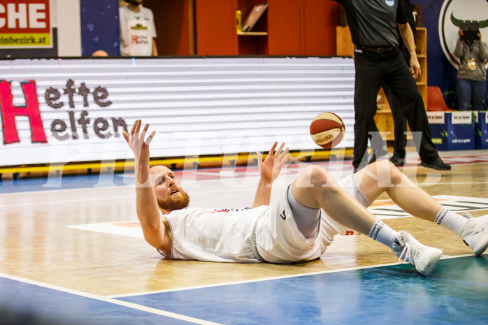 Basketball, bet-at-home Basketball Superliga 2020/21, Grunddurchgang 10.Runde, Kapfenberg Bulls, Oberwart Gunners, Thomas Schreiner (5)