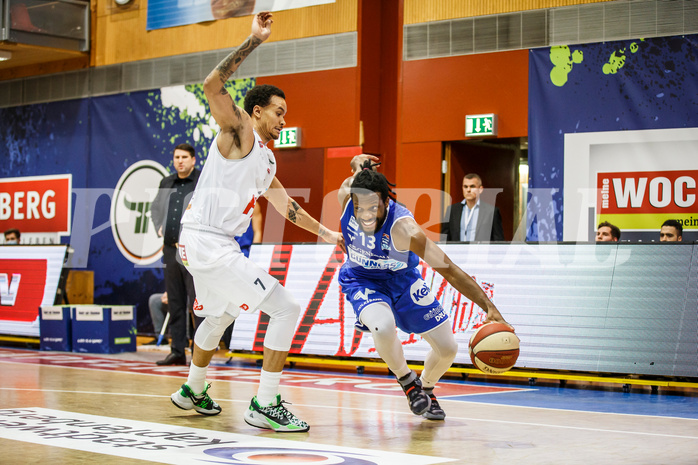 Basketball, bet-at-home Basketball Superliga 2020/21, Grunddurchgang 10.Runde, Kapfenberg Bulls, Oberwart Gunners, Quincy Diggs (13)