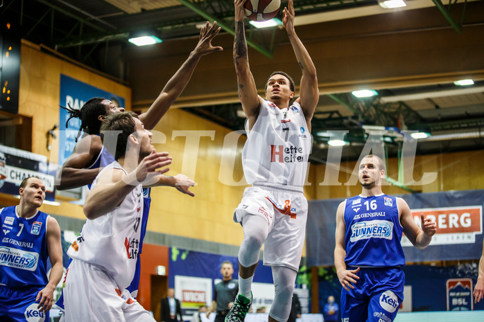 Basketball, bet-at-home Basketball Superliga 2020/21, Grunddurchgang 10.Runde, Kapfenberg Bulls, Oberwart Gunners, A.J. Turner (7)
