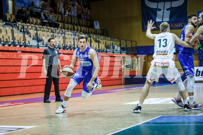 Basketball, bet-at-home Basketball Superliga 2020/21, Grunddurchgang 10.Runde, Kapfenberg Bulls, Oberwart Gunners, Edi Patekar (9)