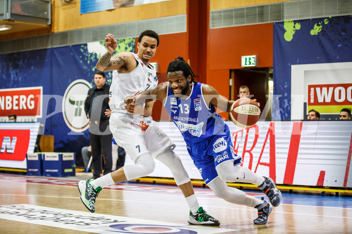 Basketball, bet-at-home Basketball Superliga 2020/21, Grunddurchgang 10.Runde, Kapfenberg Bulls, Oberwart Gunners, Quincy Diggs (13)