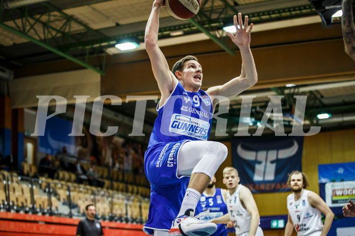 Basketball, bet-at-home Basketball Superliga 2020/21, Grunddurchgang 10.Runde, Kapfenberg Bulls, Oberwart Gunners, Edi Patekar (9)