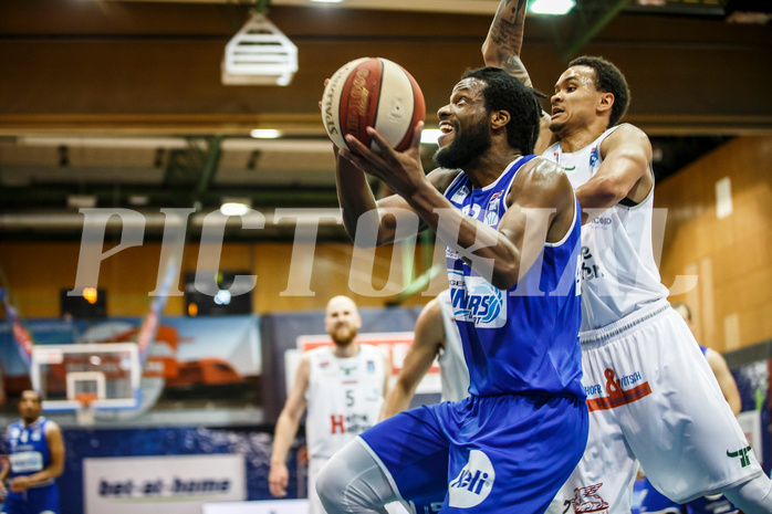 Basketball, bet-at-home Basketball Superliga 2020/21, Grunddurchgang 10.Runde, Kapfenberg Bulls, Oberwart Gunners, Quincy Diggs (13)