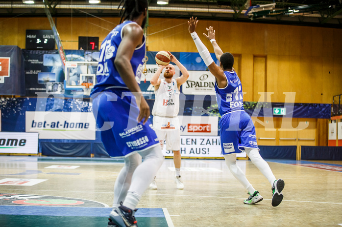 Basketball, bet-at-home Basketball Superliga 2020/21, Grunddurchgang 10.Runde, Kapfenberg Bulls, Oberwart Gunners, Ignas Fiodorovas (5)