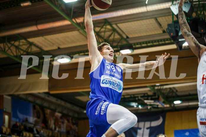 Basketball, bet-at-home Basketball Superliga 2020/21, Grunddurchgang 10.Runde, Kapfenberg Bulls, Oberwart Gunners, Edi Patekar (9)