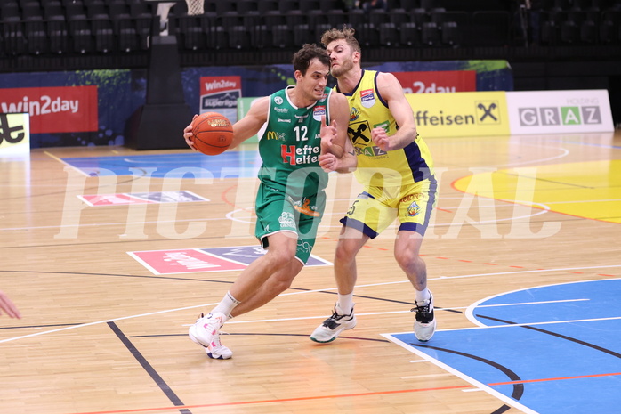 29.12.2022, Graz, Raiffeisen Sportpark Graz, Basketball Superliga 2022/23, Grunddurchgang, Runde 14, UBSC Raiffeisen Graz vs. Kapfenberg Bulls