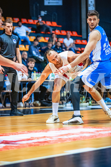 Basketball, Win2Day Superliga 2022/23, Grunddurchgang 14.Runde, BC GGMT Vienna, Unger Steel Gunners Oberwart, Enis Murati (44)