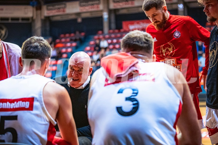 Basketball, Win2Day Superliga 2022/23, Grunddurchgang 14.Runde, BC GGMT Vienna, Unger Steel Gunners Oberwart, Aramis Naglic (Head Coach)