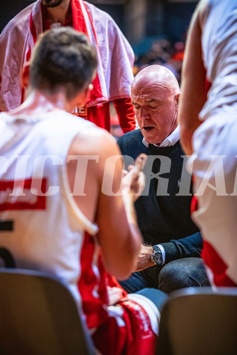 Basketball, Win2Day Superliga 2022/23, Grunddurchgang 14.Runde, BC GGMT Vienna, Unger Steel Gunners Oberwart, Aramis Naglic (Head Coach)