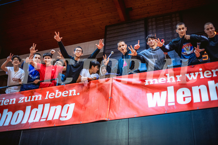 Basketball, Win2Day Superliga 2022/23, Grunddurchgang 14.Runde, BC GGMT Vienna, Unger Steel Gunners Oberwart, Zuschauer