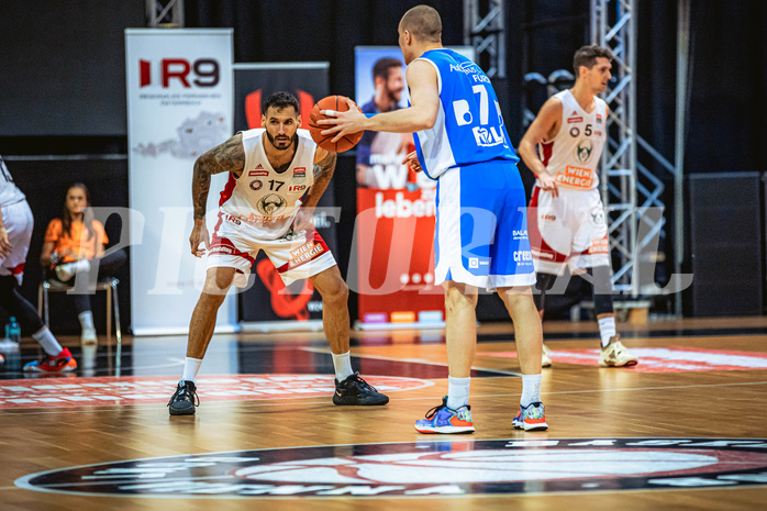Basketball, Win2Day Superliga 2022/23, Grunddurchgang 14.Runde, BC GGMT Vienna, Unger Steel Gunners Oberwart, Ivan Siriscevic (17)
