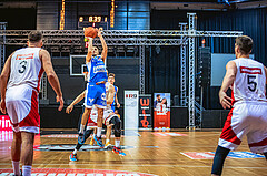 Basketball, Win2Day Superliga 2022/23, Grunddurchgang 14.Runde, BC GGMT Vienna, Unger Steel Gunners Oberwart, Derek Hanes (14)