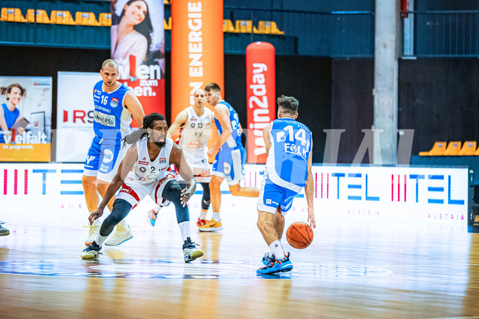 Basketball, Win2Day Superliga 2022/23, Grunddurchgang 14.Runde, BC GGMT Vienna, Unger Steel Gunners Oberwart, Carlos Novas Mateo (2)