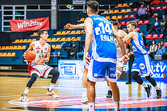 Basketball, Win2Day Superliga 2022/23, Grunddurchgang 14.Runde, BC GGMT Vienna, Unger Steel Gunners Oberwart, Bogic Vujosevic (5)