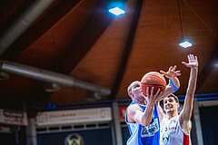 Basketball, Win2Day Superliga 2022/23, Grunddurchgang 14.Runde, BC GGMT Vienna, Unger Steel Gunners Oberwart, Sebastian Käferle (7)