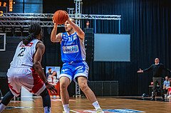 Basketball, Win2Day Superliga 2022/23, Grunddurchgang 14.Runde, BC GGMT Vienna, Unger Steel Gunners Oberwart, Renato Poljak (16)