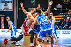 Basketball, Win2Day Superliga 2022/23, Grunddurchgang 14.Runde, BC GGMT Vienna, Unger Steel Gunners Oberwart, Stefan Savic (13)
