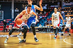 Basketball, Win2Day Superliga 2022/23, Grunddurchgang 14.Runde, BC GGMT Vienna, Unger Steel Gunners Oberwart, Bogic Vujosevic (5)