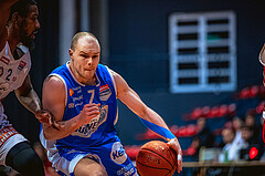 Basketball, Win2Day Superliga 2022/23, Grunddurchgang 14.Runde, BC GGMT Vienna, Unger Steel Gunners Oberwart, Sebastian Käferle (7)