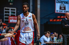 Basketball, Win2Day Superliga 2022/23, Grunddurchgang 14.Runde, BC GGMT Vienna, Unger Steel Gunners Oberwart, Carlos Novas Mateo (2)