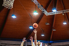 Basketball, Win2Day Superliga 2022/23, Grunddurchgang 14.Runde, BC GGMT Vienna, Unger Steel Gunners Oberwart, Enis Murati (44)