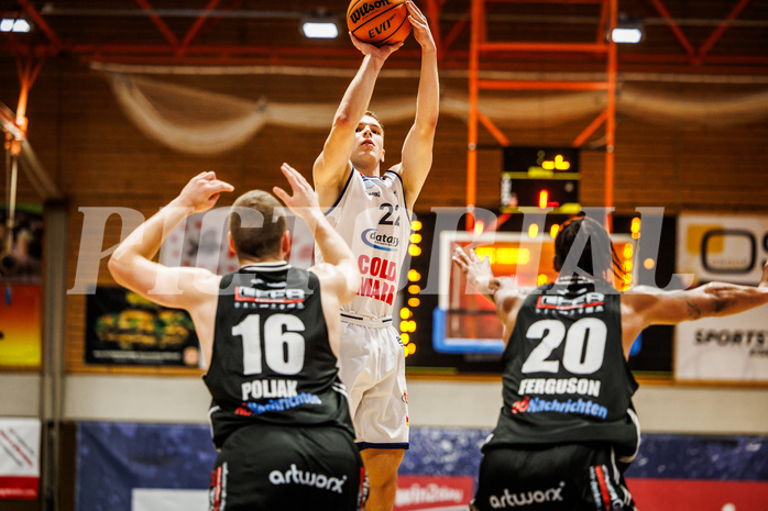 Basketball, win2day Basketball Superliga 2023/224, Grunddurchgang Runde 2, BBC Nord Dragonz, Flyers Wels, Filip Bjelanovic (22)