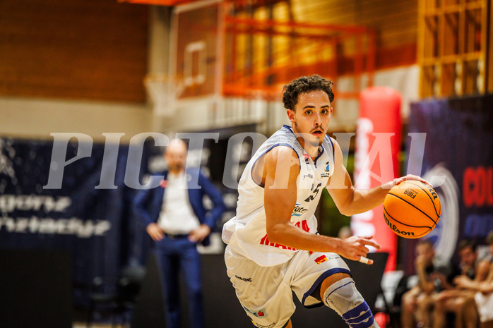 Basketball, win2day Basketball Superliga 2023/224, Grunddurchgang Runde 2, BBC Nord Dragonz, Flyers Wels, Lukas Hahn (25)
