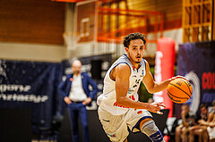 Basketball, win2day Basketball Superliga 2023/224, Grunddurchgang Runde 2, BBC Nord Dragonz, Flyers Wels, Lukas Hahn (25)