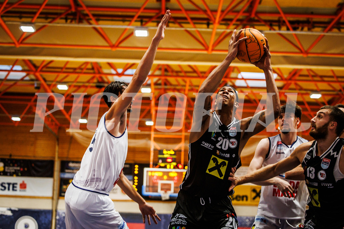 Basketball, win2day Basketball Superliga 2023/224, Grunddurchgang Runde 2, BBC Nord Dragonz, Flyers Wels, Christopher Ferguson (20)