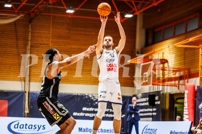 Basketball, win2day Basketball Superliga 2023/224, Grunddurchgang Runde 2, BBC Nord Dragonz, Flyers Wels, Tino Sebalj (13)