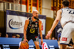 Basketball, win2day Basketball Superliga 2023/224, Grunddurchgang Runde 2, BBC Nord Dragonz, Flyers Wels, Christian Von Fintel (27)