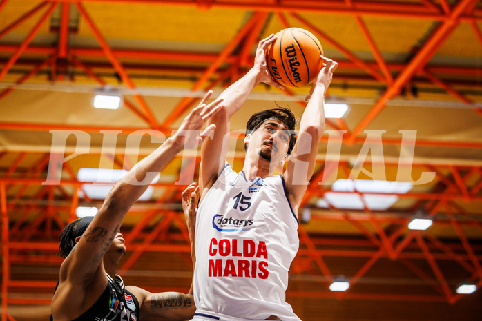 Basketball, win2day Basketball Superliga 2023/224, Grunddurchgang Runde 2, BBC Nord Dragonz, Flyers Wels, Mario Spaleta (15)